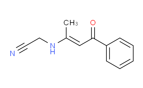 CAS No. 56464-51-8, 2-((4-Oxo-4-phenylbut-2-en-2-yl)amino)acetonitrile