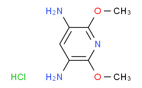 CAS No. 56216-28-5, 2,6-Dimethoxypyridine-3,5-diamine hydrochloride