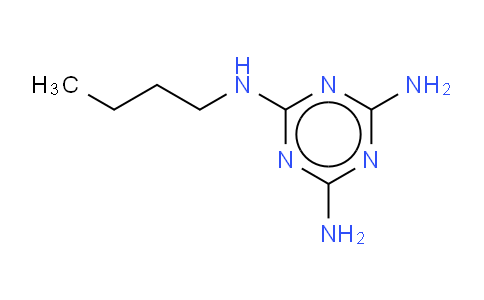 CAS No. 5606-24-6, 1,3,5-Triazine-2,4,6-triamine,N2-butyl-