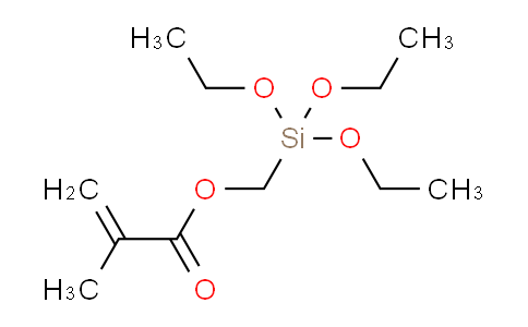 CAS No. 5577-72-0, (Triethoxysilyl)methyl methacrylate