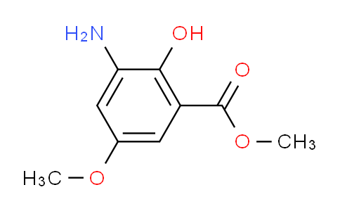 CAS No. 55008-18-9, Methyl 3-amino-2-hydroxy-5-methoxybenzenecarboxylate
