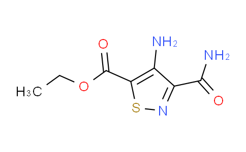 CAS No. 54968-74-0, Ethyl 4-amino-3-carbamoylisothiazole-5-carboxylate