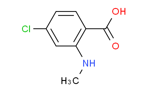 CAS No. 54675-18-2, 4-Chloro-2-(methylamino)benzoic acid