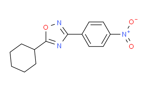 CAS No. 54608-93-4, 5-Cyclohexyl-3-(4-nitrophenyl)-1,2,4-oxadiazole