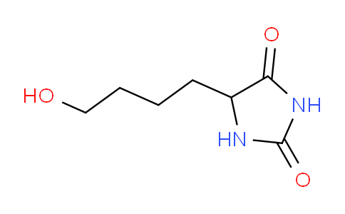 CAS No. 5458-06-0, 5-(4-Hydroxybutyl)imidazolidine-2,4-dione