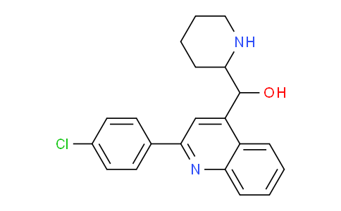 CAS No. 5428-80-8, (2-(4-Chlorophenyl)quinolin-4-yl)(piperidin-2-yl)methanol