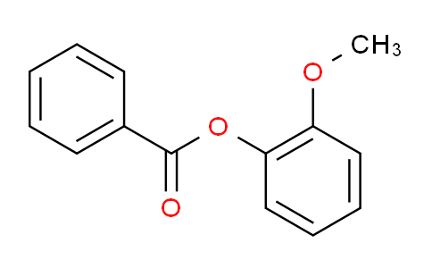 CAS No. 531-37-3, 2-Methoxyphenyl benzoate