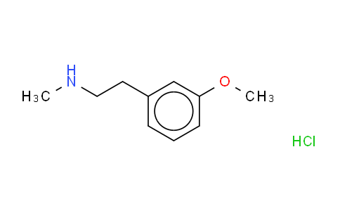 CAS No. 53102-69-5, 2-(3-Methoxyphenyl)-N-methylethanamine hydrochloride