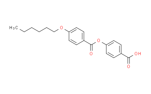 CAS No. 52899-68-0, 4-((4-(Hexyloxy)benzoyl)oxy)benzoic acid
