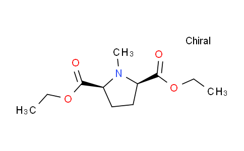 CAS No. 52321-02-5, Diethyl cis-1-methylpyrrolidine-2,5-dicarboxylate
