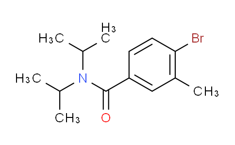 CAS No. 52010-31-8, 4-Bromo-N,N-diisopropyl-3-methylbenzamide