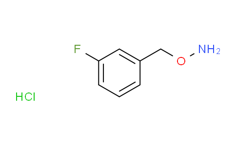 CAS No. 51572-90-8, O-(3-Fluorobenzyl)hydroxylamine hydrochloride
