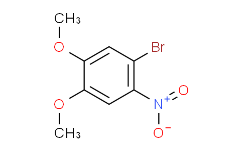 CAS No. 51072-66-3, 1-Bromo-4,5-dimethoxy-2-nitrobenzene