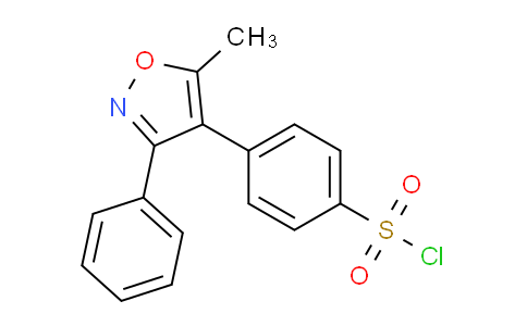 CAS No. 509074-26-4, 4-(5-Methyl-3-phenylisoxazol-4-yl)benzene-1-sulfonyl chloride