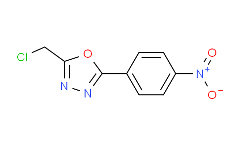 CAS No. 50677-30-0, 2-(Chloromethyl)-5-(4-nitrophenyl)-1,3,4-oxadiazole