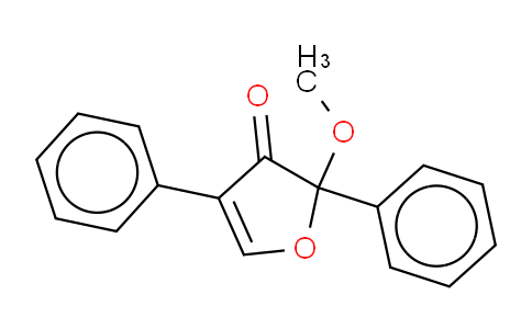 CAS No. 50632-57-0, 3(2H)-Furanone,2-methoxy-2,4-diphenyl-