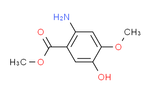 CAS No. 50413-44-0, Methyl 2-amino-5-hydroxy-4-methoxybenzoate