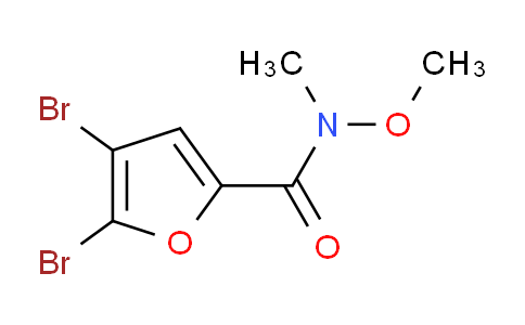 CAS No. 502639-02-3, 4,5-Dibromo-N-methoxy-N-methylfuran-2-carboxamide