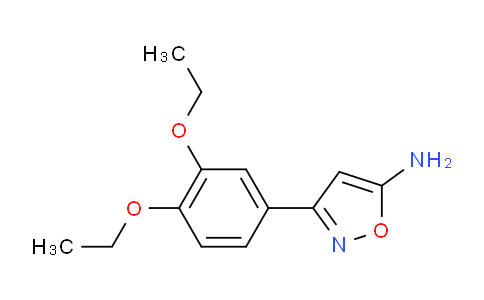 CAS No. 501325-89-9, 3-(3,4-Diethoxyphenyl)isoxazol-5-amine
