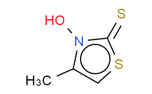 CAS No. 49762-08-5, 2(3H)-Thiazolethione,3-hydroxy-4-methyl-