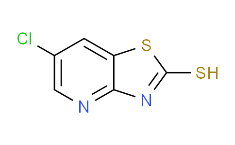 CAS No. 488742-54-7, 6-Chlorothiazolo[4,5-b]pyridine-2-thiol