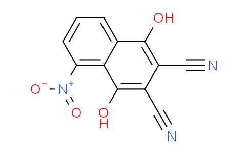 CAS No. 4655-62-3, 1,4-Dihydroxy-5-nitronaphthalene-2,3-dicarbonitrile