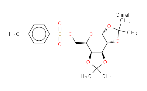CAS No. 4478-43-7, ((3aR,5R,5aS,8aS,8bR)-2,2,7,7-Tetramethyltetrahydro-3aH-bis([1,3]dioxolo)[4,5-b:4',5'-d]pyran-5-yl)methyl 4-methylbenzenesulfonate