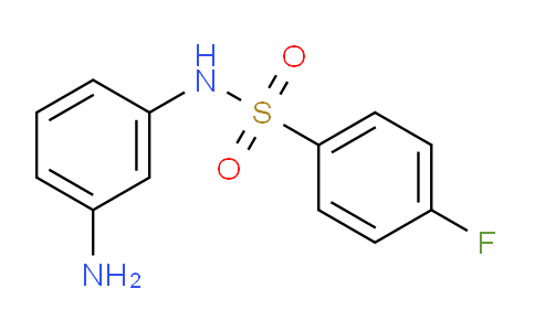 CAS No. 436089-66-6, N-(3-Aminophenyl)-4-fluorobenzenesulfonamide