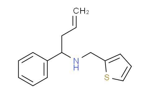 CAS No. 436088-65-2, 1-Phenyl-N-(thiophen-2-ylmethyl)but-3-en-1-amine