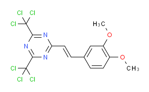 CAS No. 42880-07-9, 2-(3,4-Dimethoxystyryl)-4,6-bis(trichloromethyl)-1,3,5-triazine