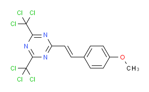CAS No. 42573-57-9, 2,4-Bis(trichloromethyl)-6-(4-methoxystyryl)-1,3,5-triazine