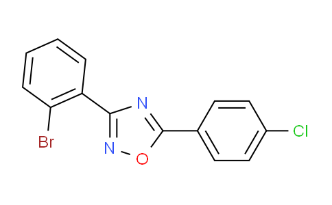 CAS No. 425373-64-4, 3-(2-Bromophenyl)-5-(4-chlorophenyl)-1,2,4-oxadiazole