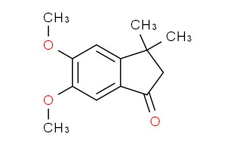CAS No. 4136-26-9, 5,6-Dimethoxy-3,3-dimethyl-2,3-dihydro-1H-inden-1-one