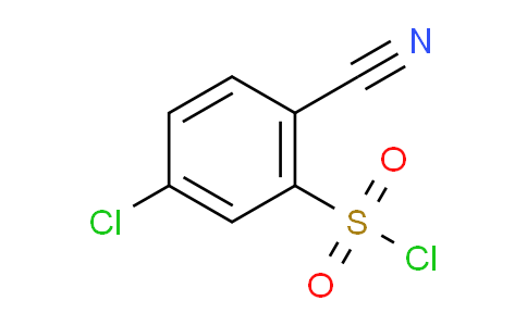 CAS No. 411210-92-9, 5-Chloro-2-cyanobenzene-1-sulfonyl chloride