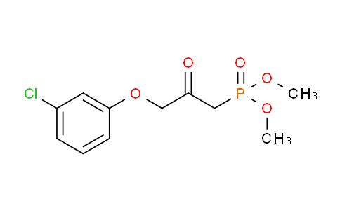 CAS No. 40665-94-9, Dimethyl (3-(3-chlorophenoxy)-2-oxopropyl)phosphonate