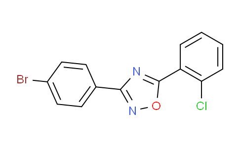 CAS No. 404900-69-2, 3-(4-Bromophenyl)-5-(2-chlorophenyl)-1,2,4-oxadiazole