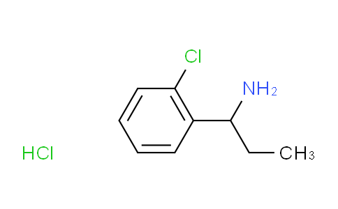 CAS No. 40023-85-6, 1-(2-Chlorophenyl)propan-1-amine hydrochloride
