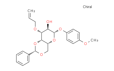 CAS No. 400091-05-6, (2S,4aR,6S,7R,8R,8aS)-8-(Allyloxy)-6-(4-methoxyphenoxy)-2-phenylhexahydropyrano[3,2-d][1,3]dioxin-7-ol