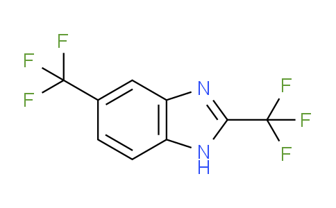 CAS No. 399-69-9, 2,5-Bis(trifluoromethyl)-1H-benzo[d]imidazole