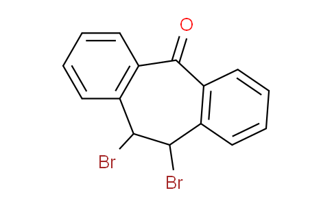 CAS No. 39654-52-9, 10,11-dibromo-10,11-dihydro-5h-dibenzo[a,d]cyclohepten-5-one