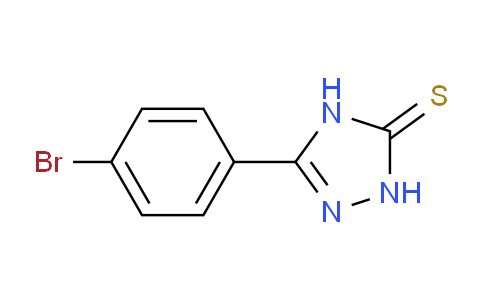 CAS No. 39631-33-9, 3-(4-Bromophenyl)-1H-1,2,4-triazole-5(4H)-thione