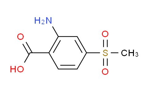 CAS No. 393085-45-5, 2-Amino-4-(methylsulfonyl)benzoic acid