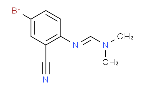 CAS No. 39255-60-2, N'-(4-Bromo-2-cyanophenyl)-N,N-dimethylformimidamide