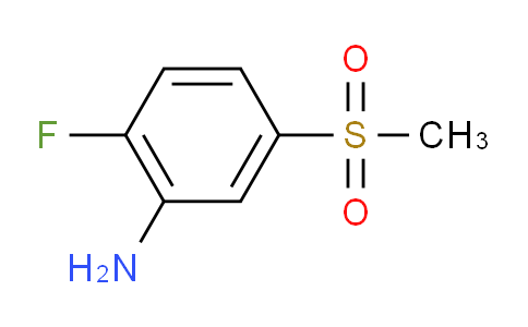 CAS No. 387358-51-2, 2-Fluoro-5-(methylsulfonyl)aniline