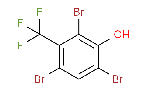 CAS No. 384-87-2, 2,4,6-Tribromo-3-(trifluoromethyl)phenol