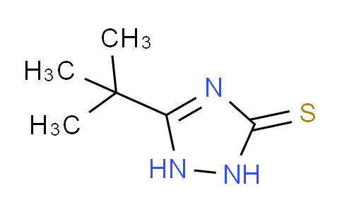 CAS No. 38449-51-3, 5-(tert-Butyl)-1H-1,2,4-triazole-3(2H)-thione