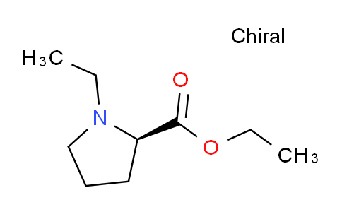 CAS No. 381670-33-3, (R)-Ethyl 1-ethylpyrrolidine-2-carboxylate