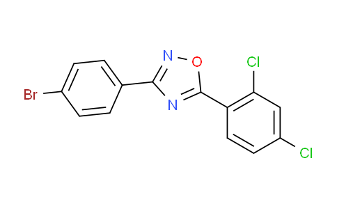 CAS No. 381178-19-4, 3-(4-Bromophenyl)-5-(2,4-dichlorophenyl)-1,2,4-oxadiazole