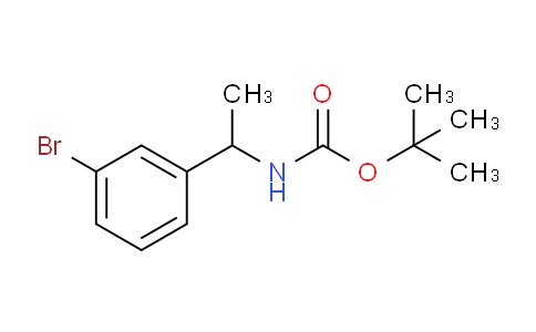 CAS No. 375853-98-8, tert-Butyl (1-(3-bromophenyl)ethyl)carbamate