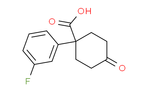 CAS No. 374795-89-8, 1-(3-Fluorophenyl)-4-oxocyclohexanecarboxylic Acid